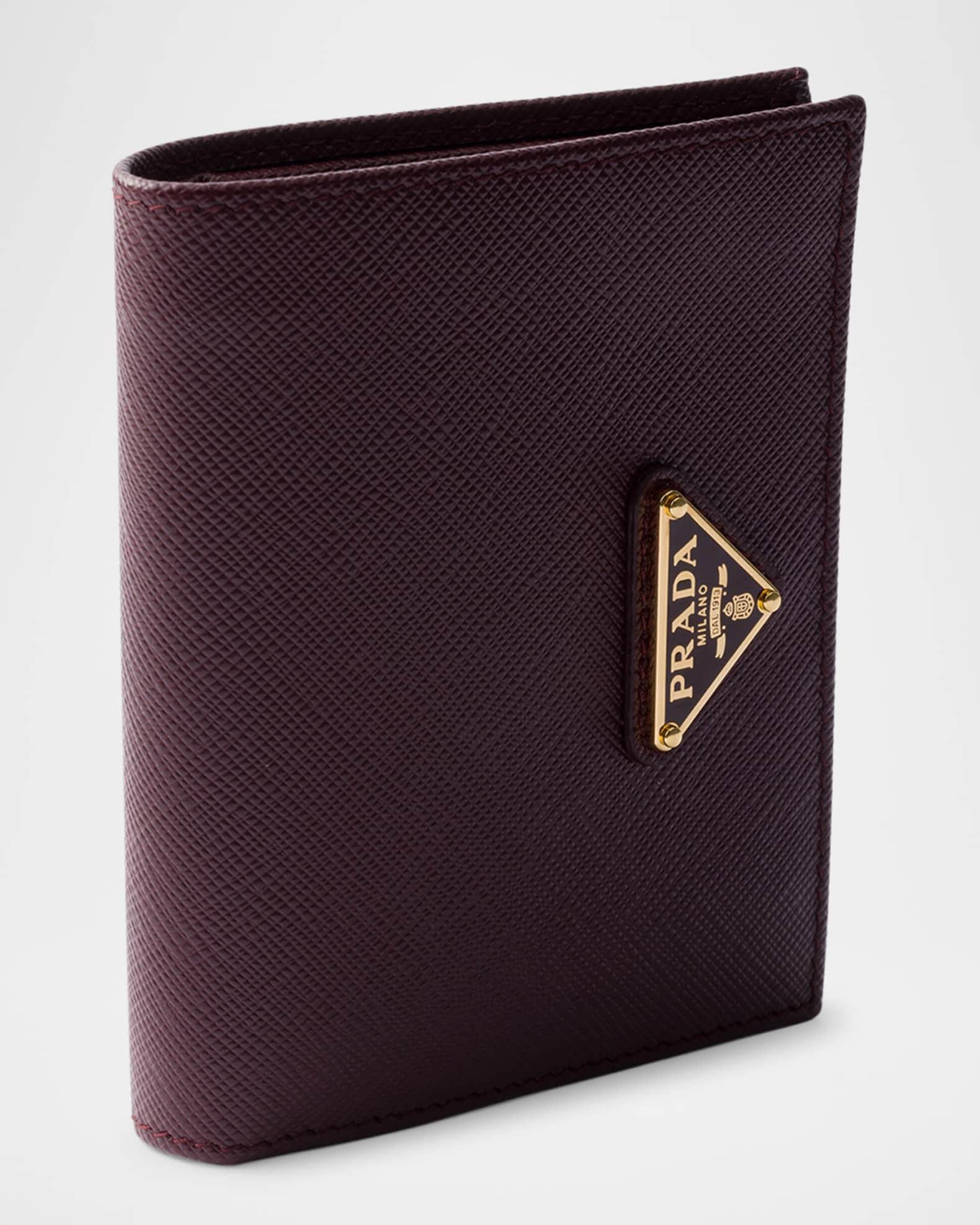 Small Saffiano Button Bifold Wallet Product Image