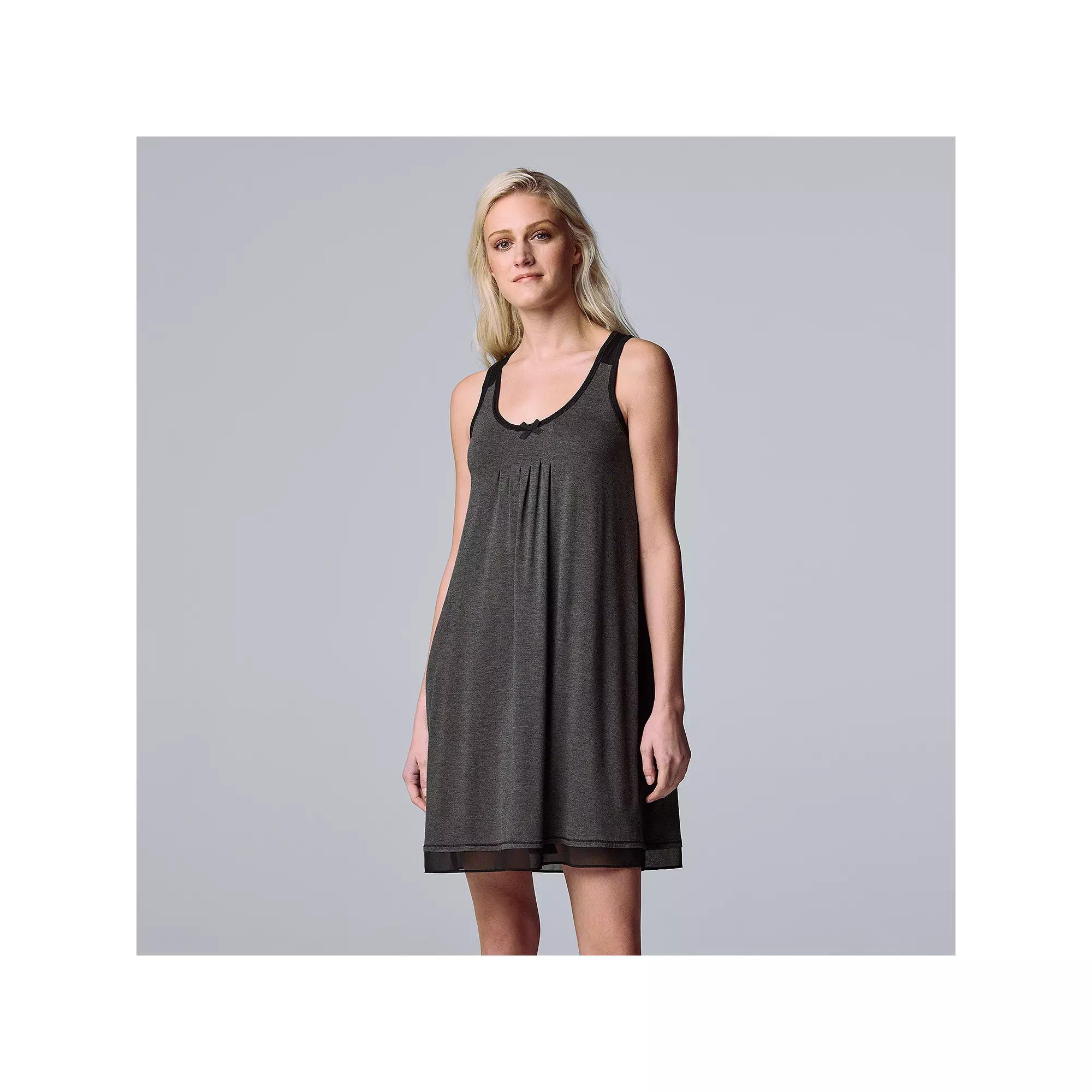 Women's Simply Vera Vera Wang Basic Luxury Chemise,  Product Image