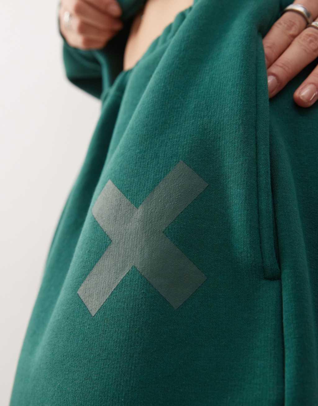 COLLUSION heavyweight logo relaxed sweatpants Product Image