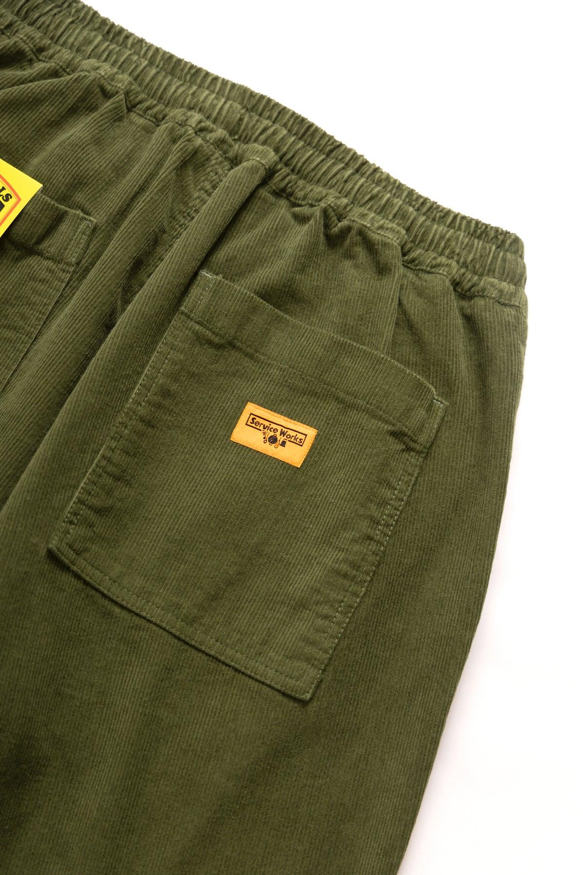 Service Works - Corduroy Chef Pants - Olive Product Image