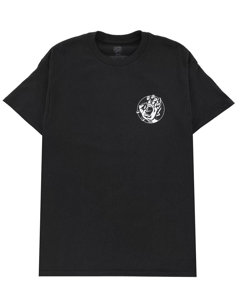 SANTA CRUZ Hand Dot Mens Tee - BLACK Product Image