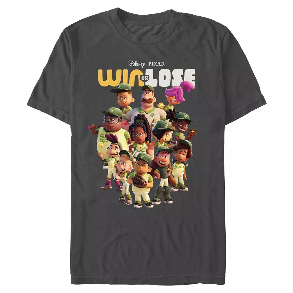 Men's Win Or Lose Team Portrait Graphic Tee, Size: XXL, Grey Product Image
