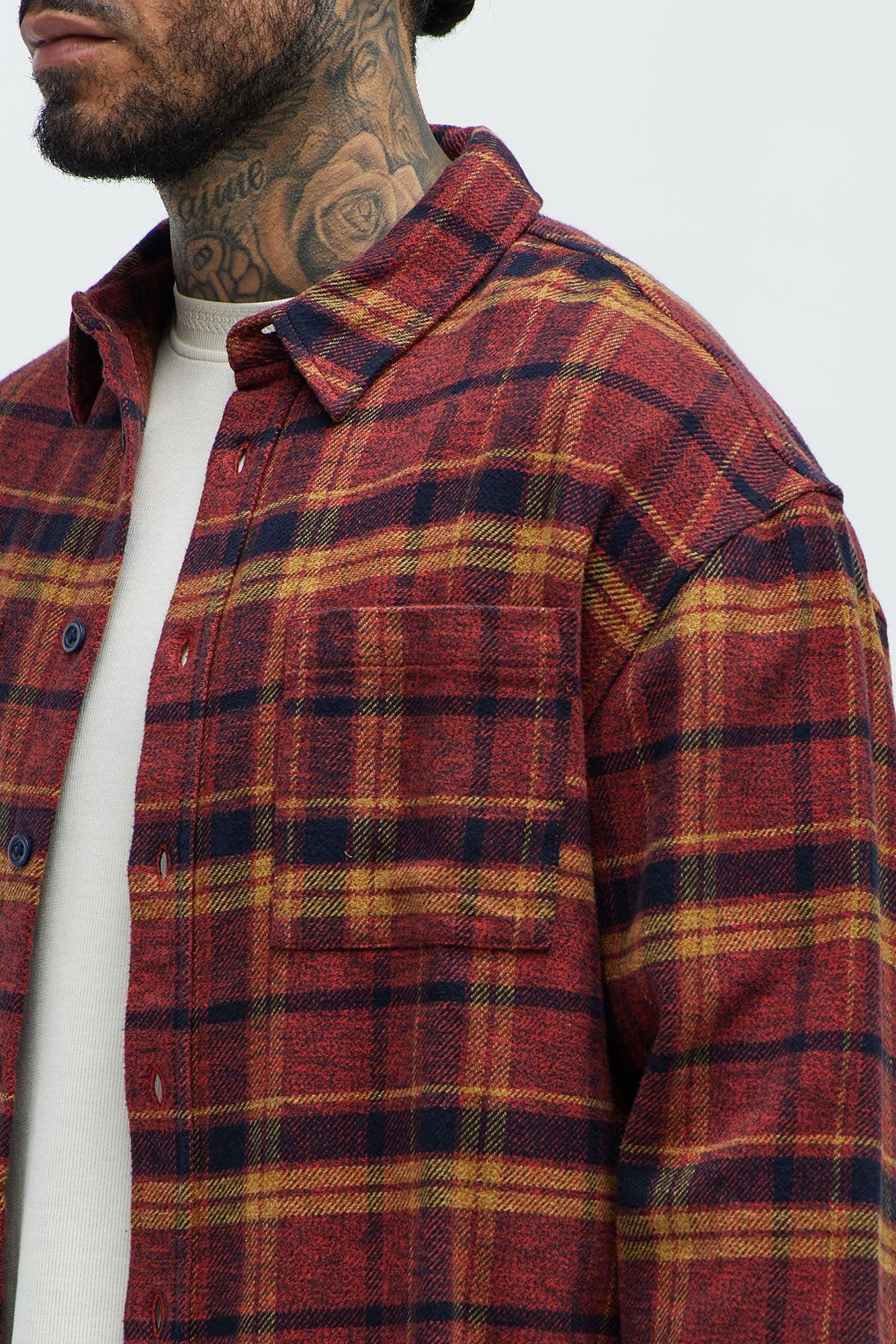 Yuill Plaid Flannel Shirt - Multi Color Male Product Image
