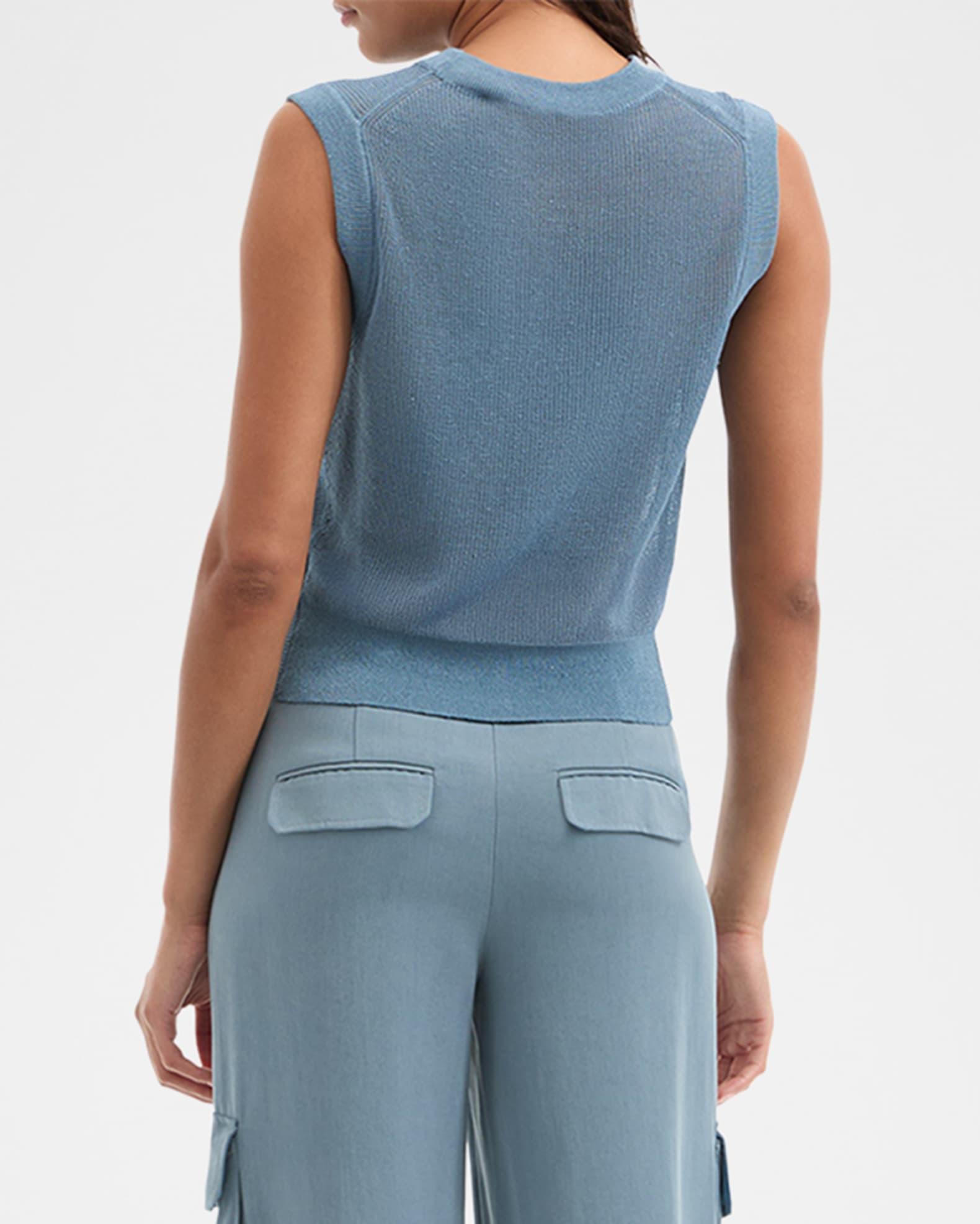 Kellen Sleeveless Twist-Front Sweater Product Image