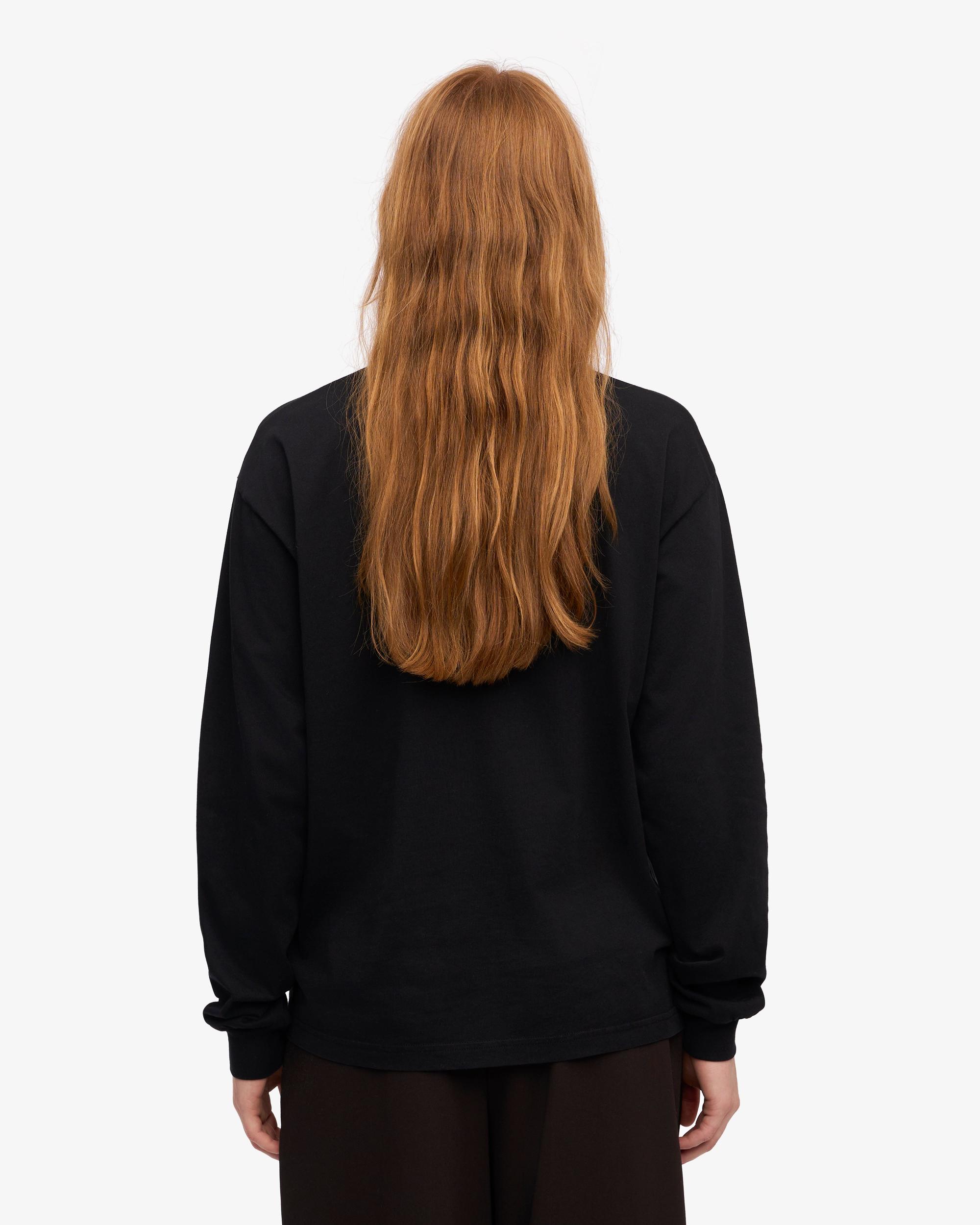 Oversized Organic LS T-Shirt - Oxblood Red Product Image