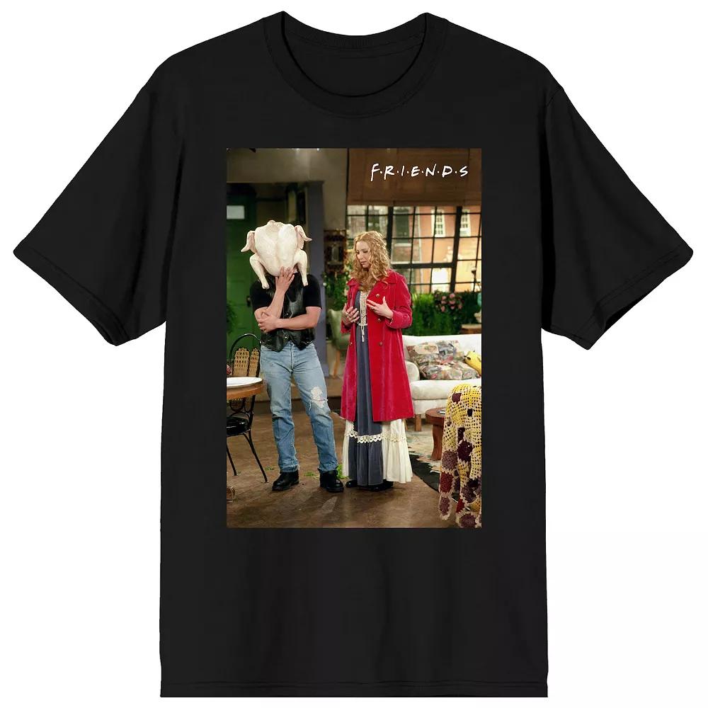 Men's Friends Turkey Head Tee, Size: Medium, Black Product Image