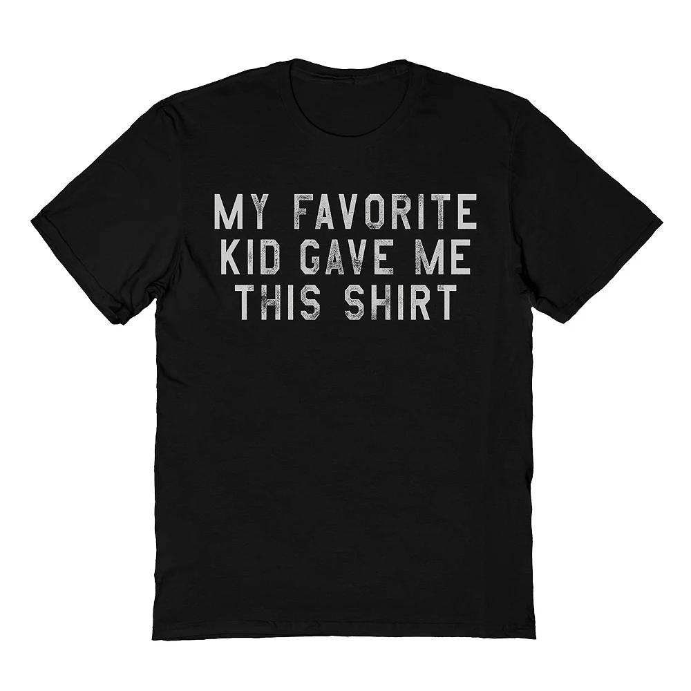 Men's Favorite Kid Tee, Size: XL, Black Product Image
