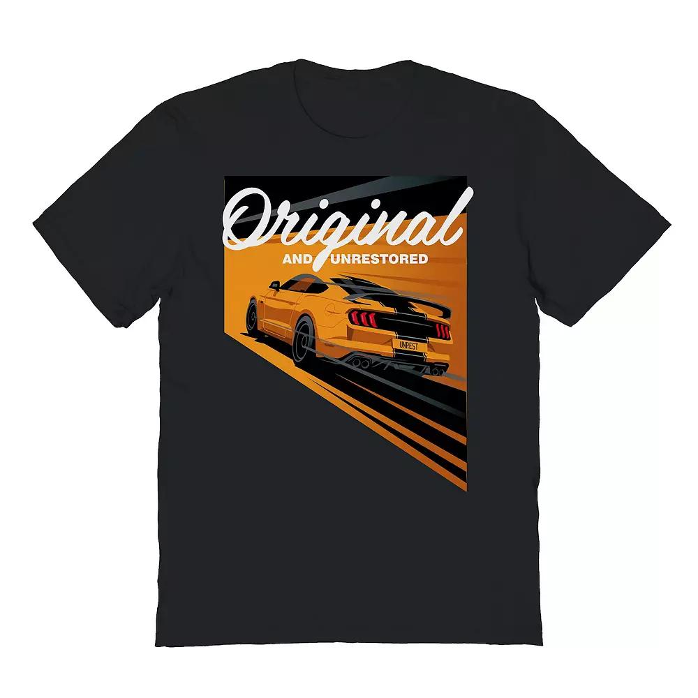 Men's Original & Unrestored Rear Car Graphic Tee,  Product Image