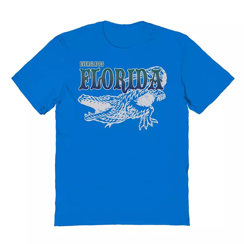 Men's Country Parks Florida Everglades Graphic Tee, Size: Large, Royal Product Image