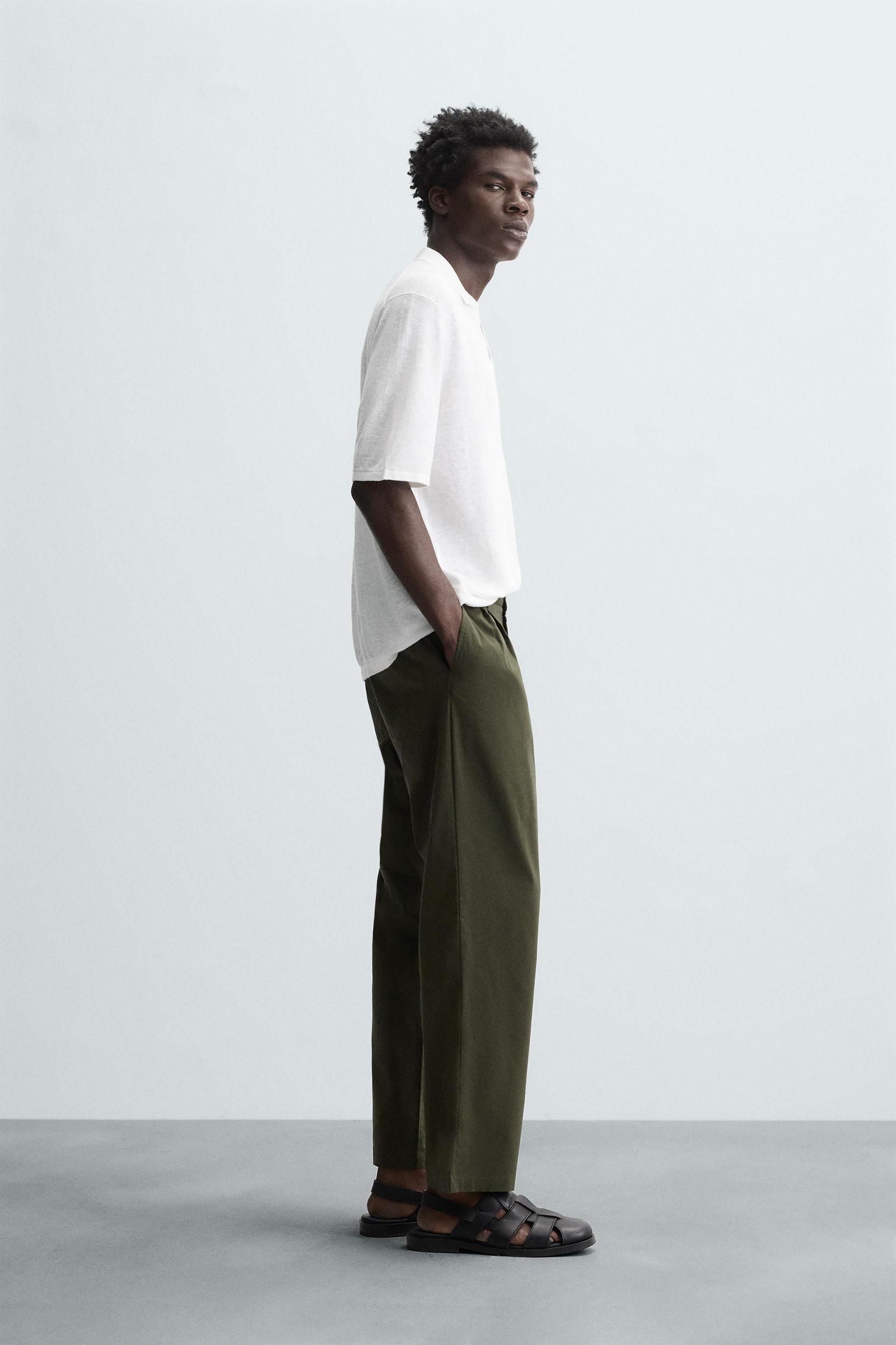 LIGHTWEIGHT RELAXED FIT PANTS Product Image