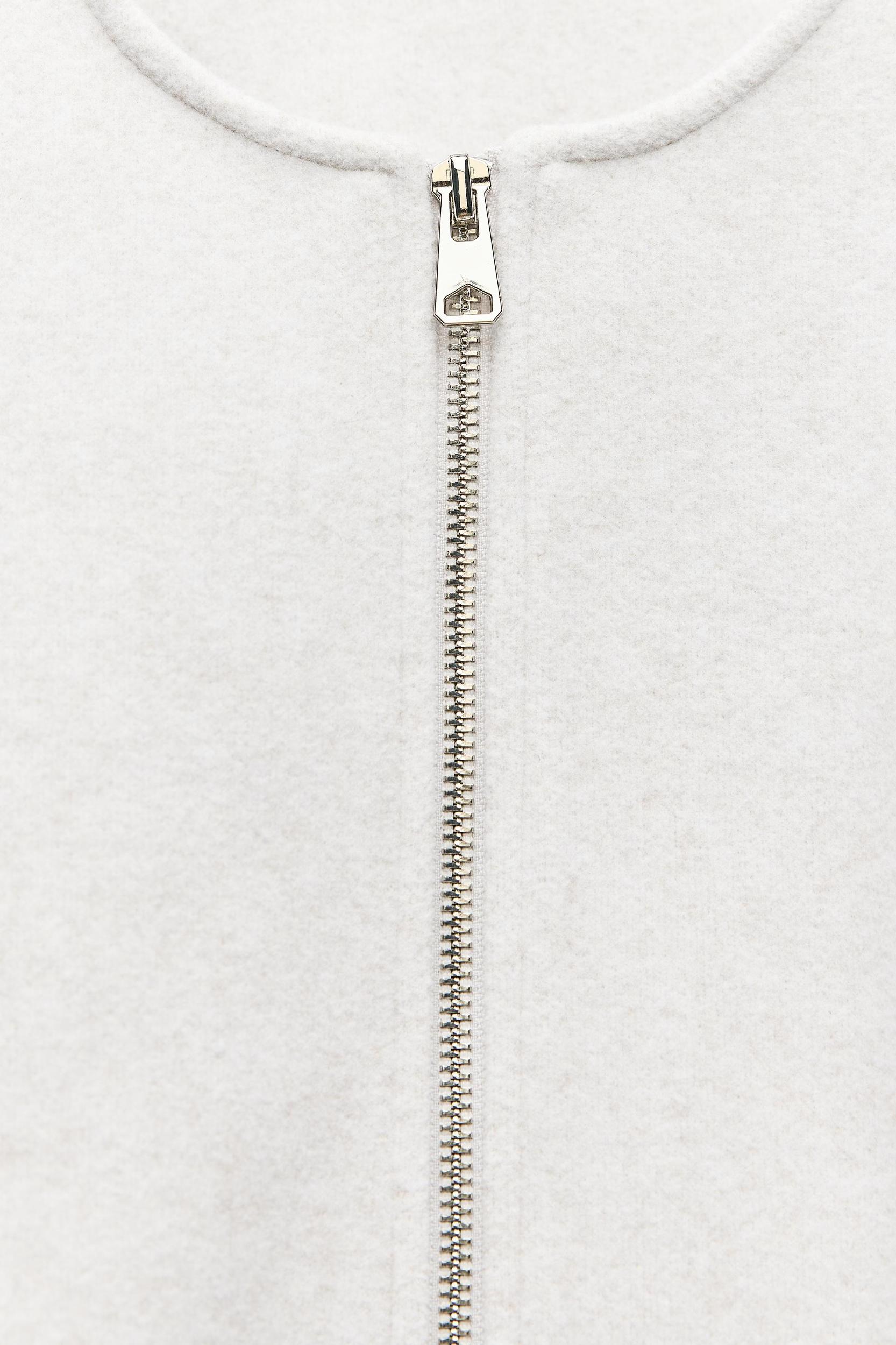 ELASTICATED TRIM SOFT BOMBER JACKET Product Image