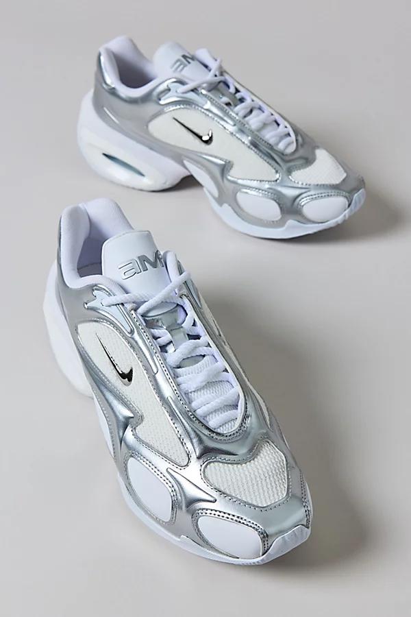 Nike Womens Nike Air Max Muse - Womens Shoes White/Metallic Silver Product Image