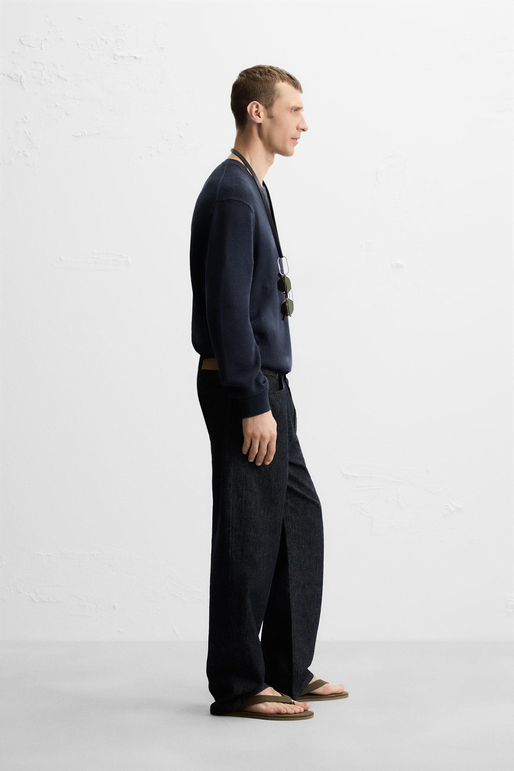 COTTON - LINEN BLEND SWEATER Product Image