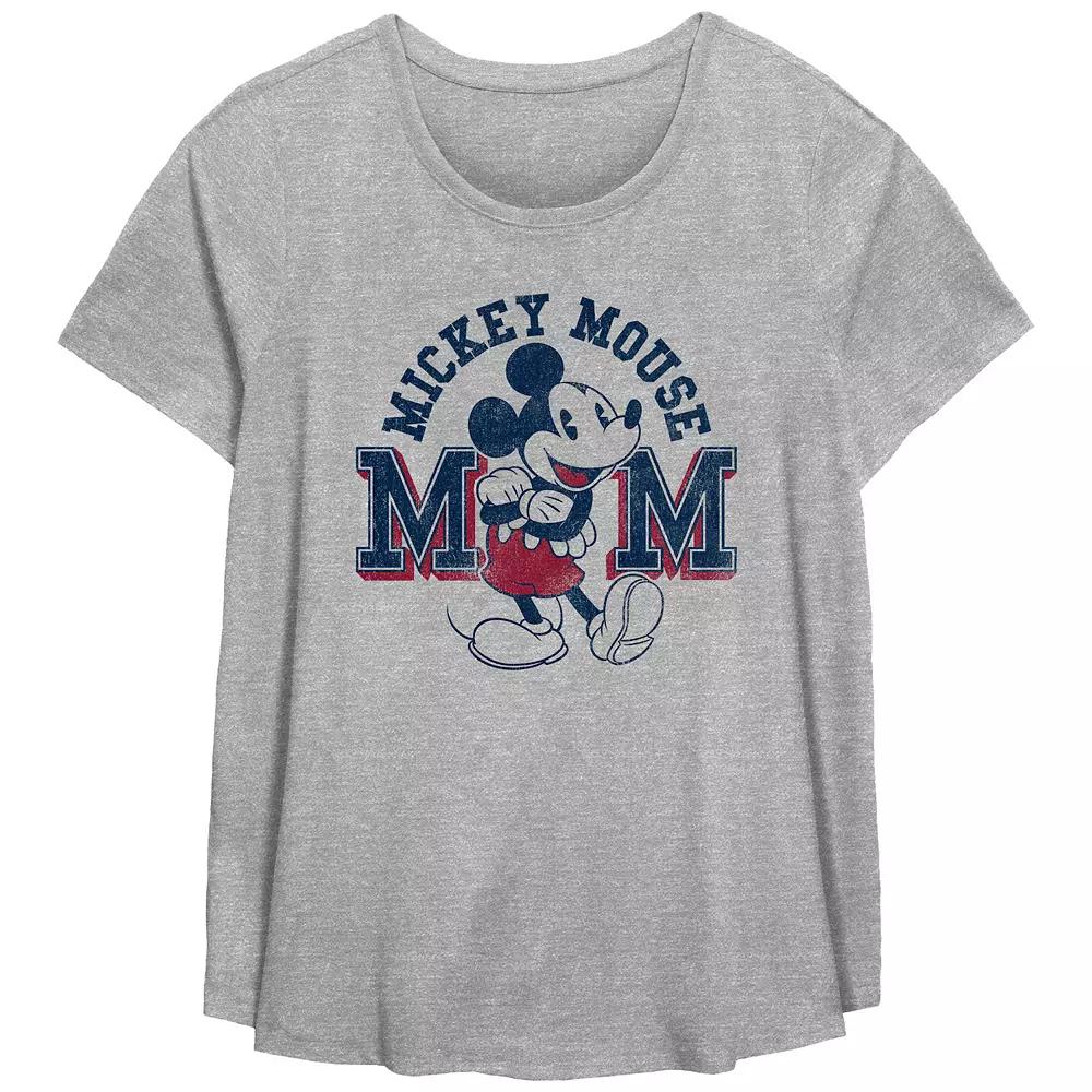 Disney's Mickey Mouse Mom Women's Plus Graphic Tee,  Product Image