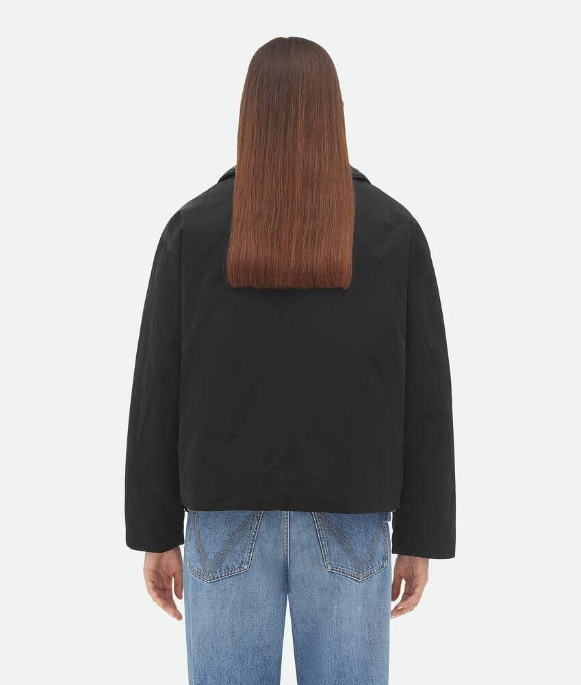 Women's Tech Nylon Puffer Jacket in Black Product Image