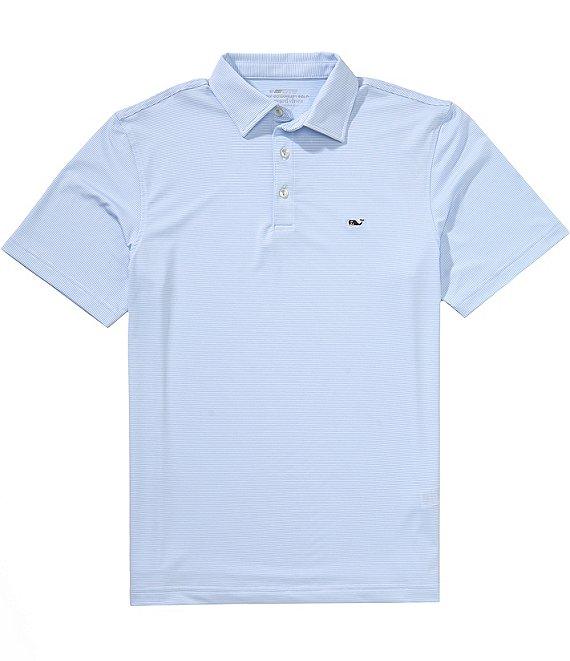 Vineyard Vines St Jean Stripe Short Sleeve Polo Shirt Product Image