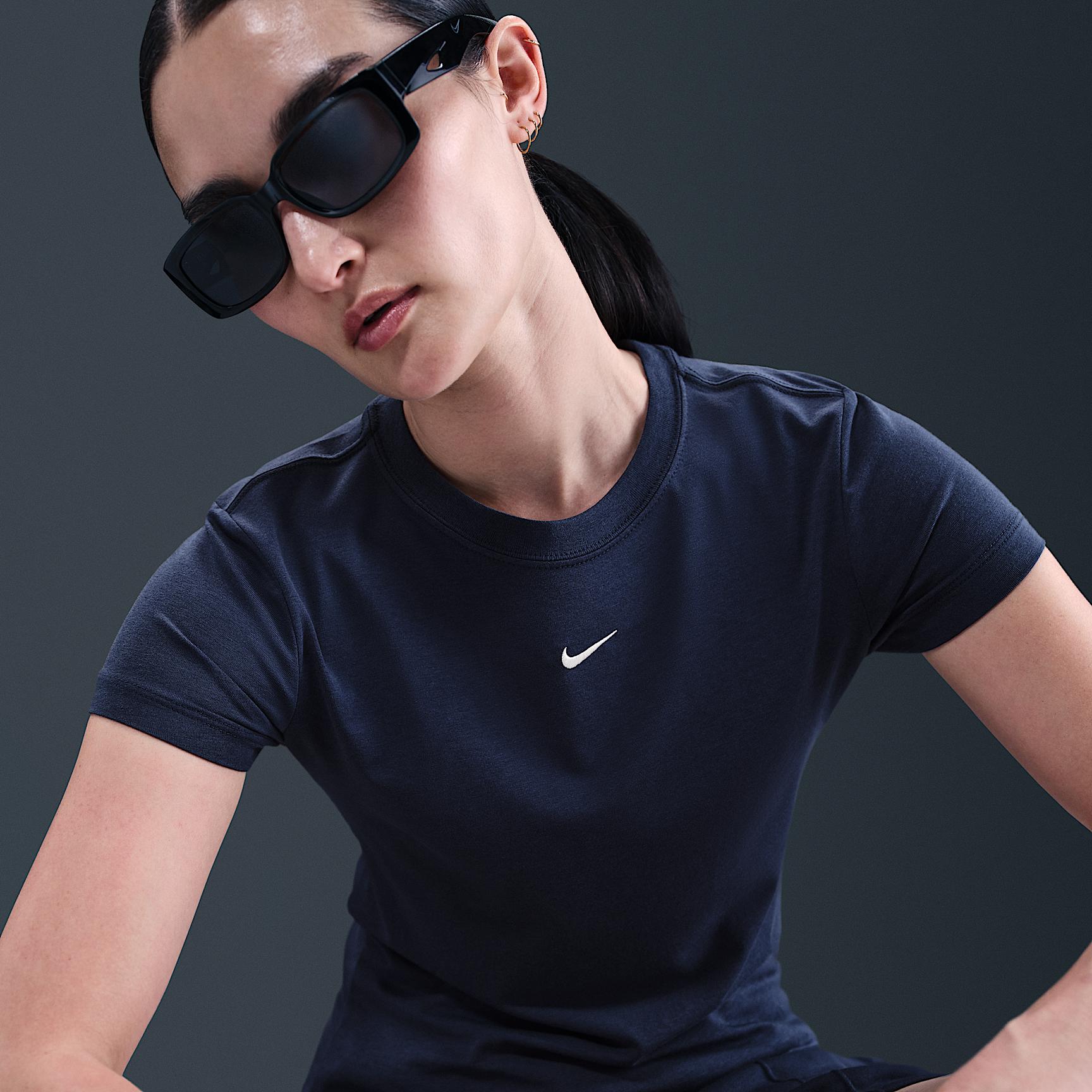 Womens Nike Sportswear Chill Knit T-Shirt | FV5508-410 Product Image