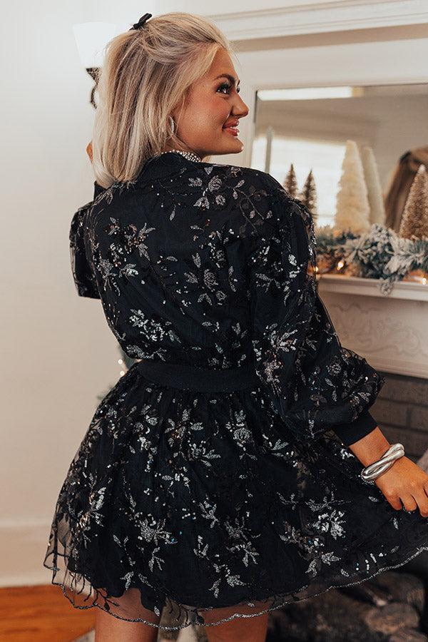 Paris Dreaming Sequin Mini Dress Product Image