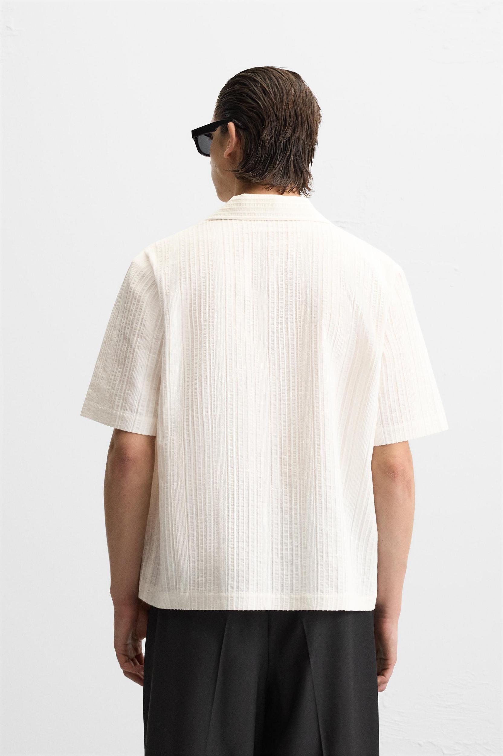 STRIPED JACQUARD SHIRT Product Image