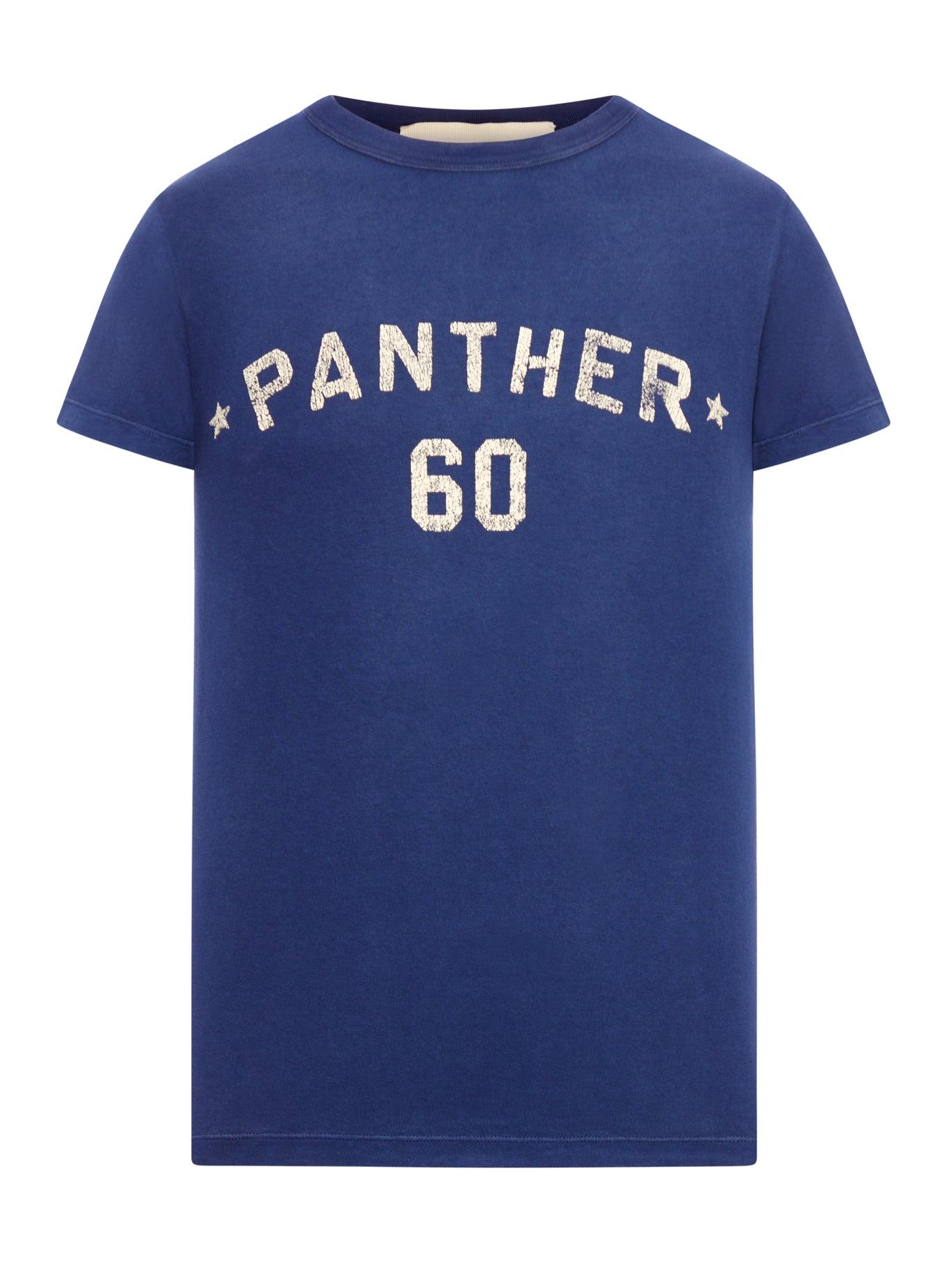 VALENTINO Garavani Navy Cotton T-shirt In Blue Product Image
