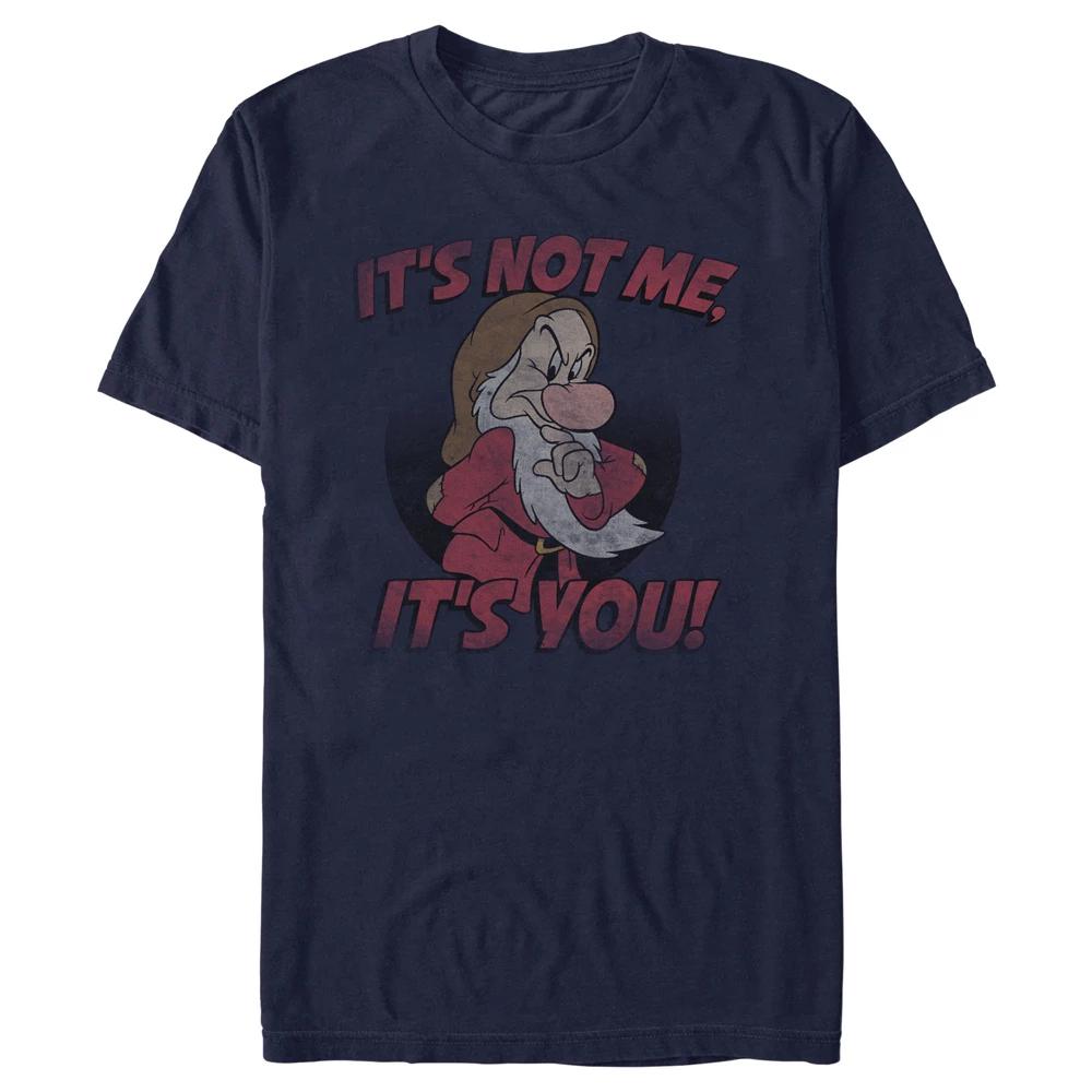 Disney's Snow White And The Seven Dwarfs It's No Me It's You Men's Graphic Tee,  Product Image
