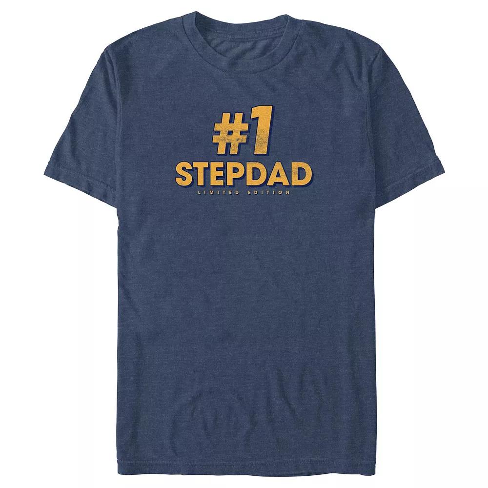 Big & Tall Number One Stepdad Limited Edition Graphic Tee, Men's,  Product Image