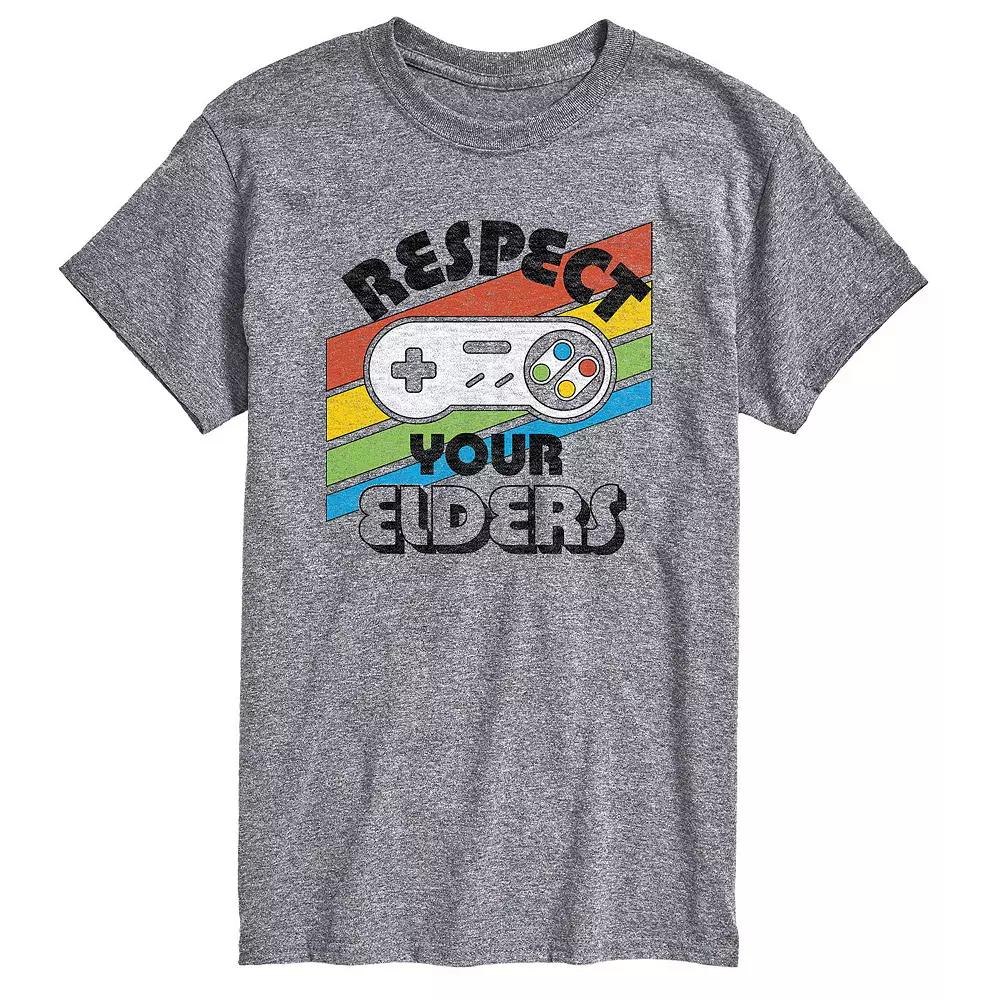 Big & Tall Respect Your Elders Graphic Tee, Men's,  Product Image