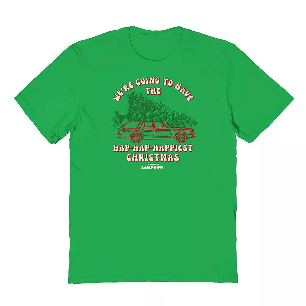 Men's Having the Happiest Christmas National Lampoon's Christmas Vacation Graphic Tee, Adult Unisex,  Product Image