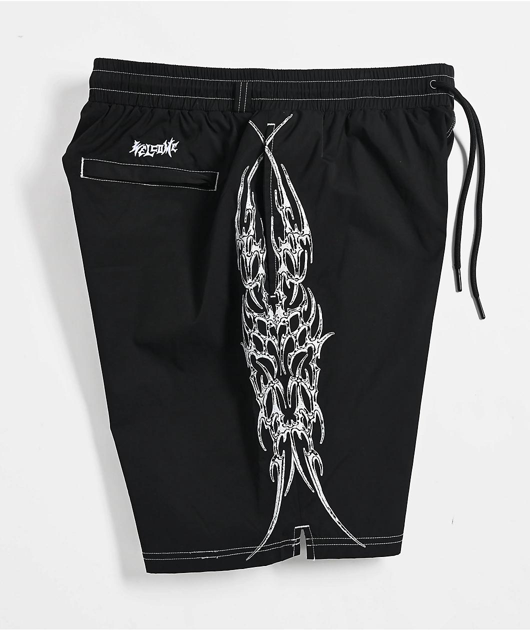 Welcome Horde Black Board Shorts Product Image