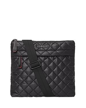 Womens Metro Flat Quilted Nylon Crossbody Bag Product Image