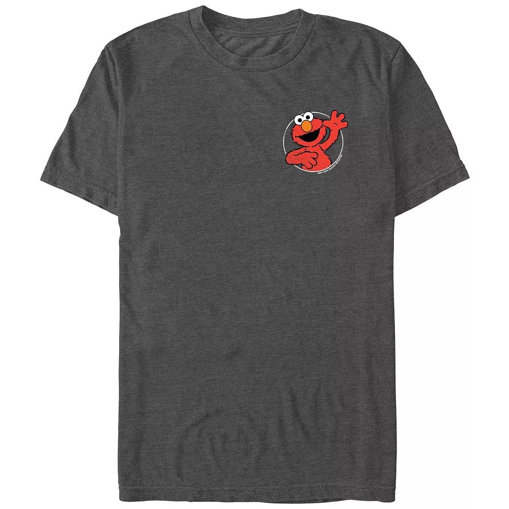 Men's Sesame Street Elmo's Happy Stamp Graphic Tee,  Product Image