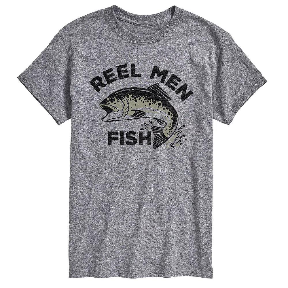 Big & Tall Reel Men Fish Tee, Men's,  Product Image