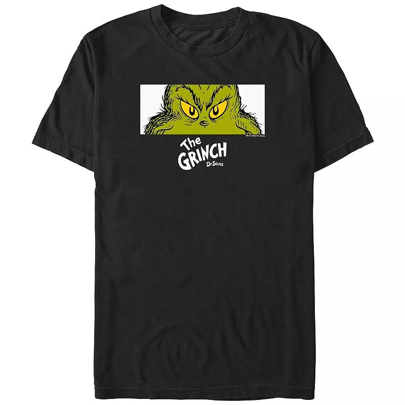 Big & Tall Dr. Seuss Grinch Naughty Eyes Graphic Tee, Men's,  Product Image