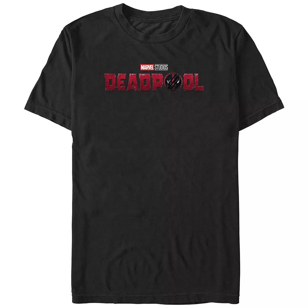 Big & Tall Marvel Deadpool Clawed Logo Graphic Tee, Men's,  Product Image