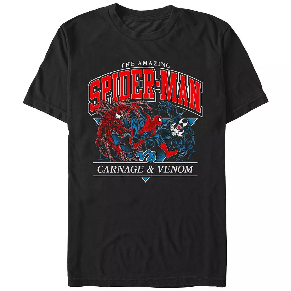 Men's Spider-Man Carnage VS Venom Graphic Tee,  Product Image