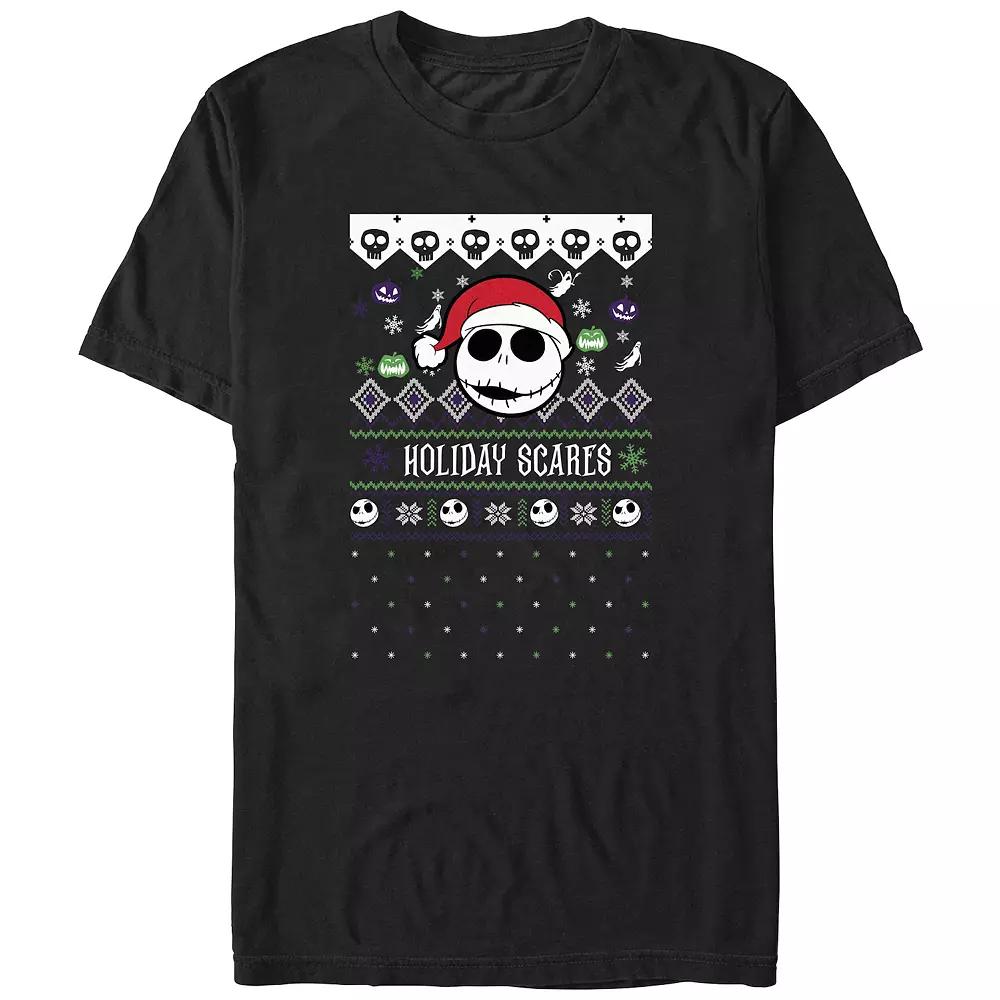 Disney's The Nightmare Before Christmas Jack Holiday Scares Big & Tall Graphic Tee, Men's,  Product Image