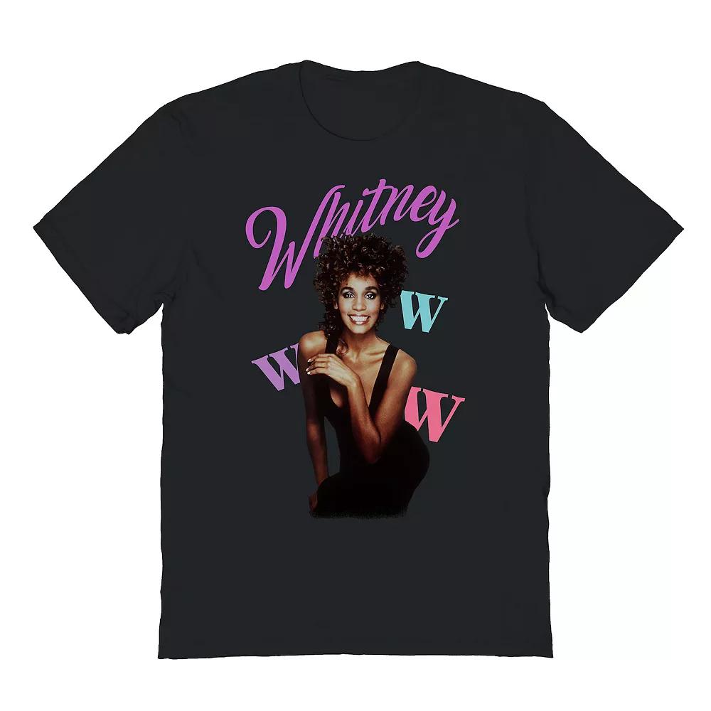 Men's Whitney Smile Graphic Tee, Size: Large, Black Product Image