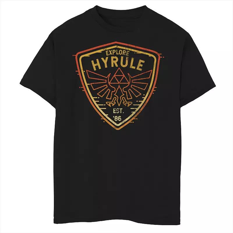 Boys 8-20 Nintendo Zelda Explore Camp Hyrule Crest Shield Graphic Tee, Boy's,  Product Image