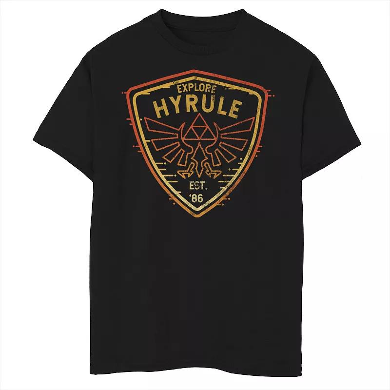 Boys 8-20 Nintendo Zelda Explore Camp Hyrule Crest Shield Graphic Tee, Boy's,  Product Image
