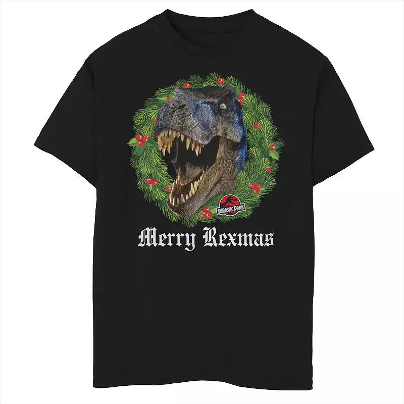 Boys 6-20 Jurassic Park Christmas Merry Rexmas Graphic Tee, Boy's,  Product Image