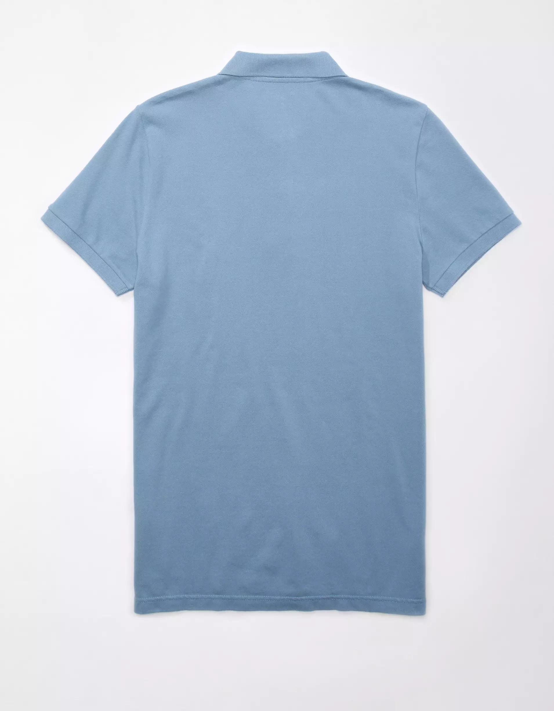 AE Lived-In Slim Fit Pique Polo Shirt Product Image