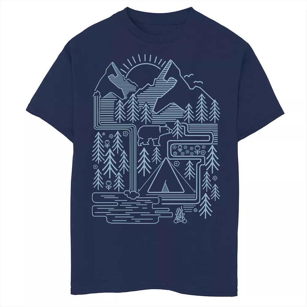 Boys 8-20 Fifth Sun Bear Scene Graphic Tee, Boy's,  Product Image