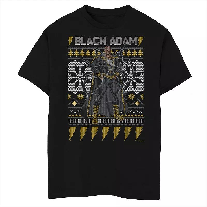 Boys 8-20 DC Comics Justice League Black Adam Happy Holidays Graphic Tee, Boy's,  Product Image