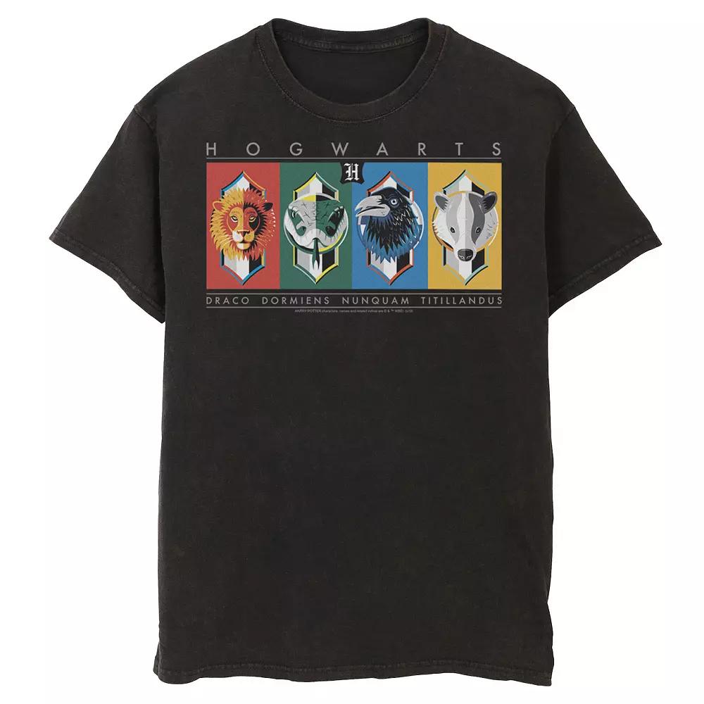 Men's Harry Potter Hogwarts House Symbols Graphic Tee,  Product Image
