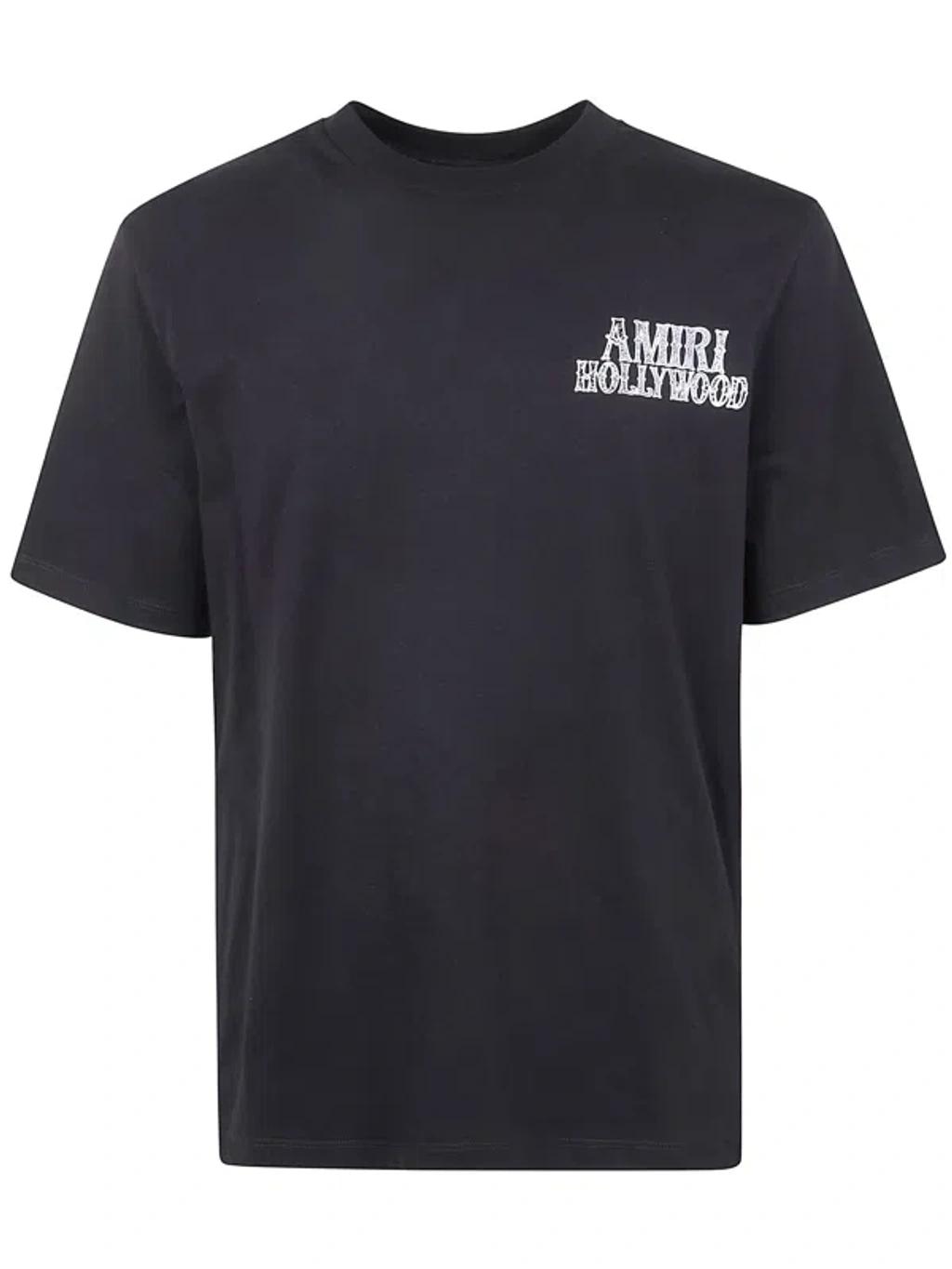 AMIRI Mens Black Hollywood City Relaxed-fit Cotton-jersey T-shirt Xl Product Image