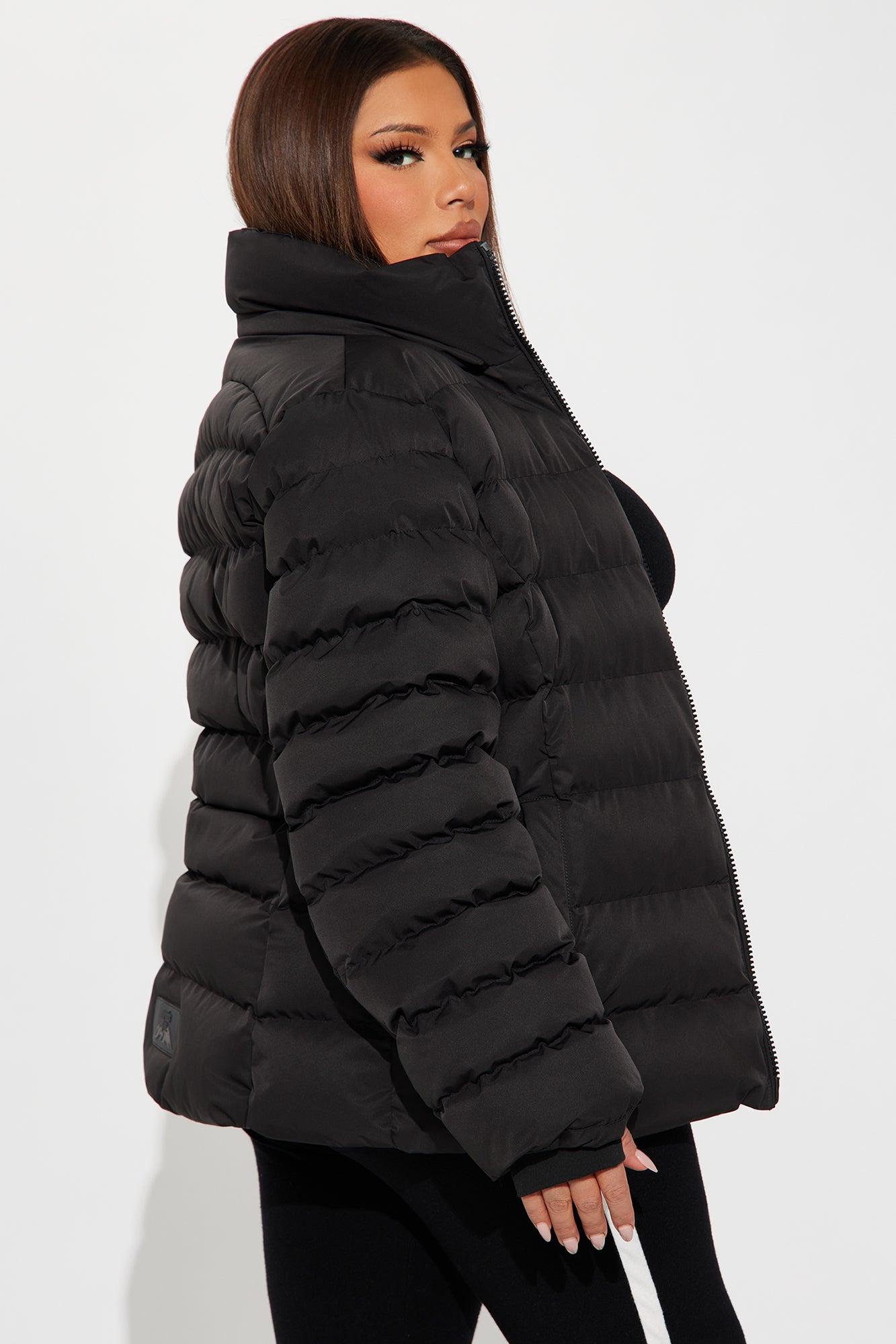 Grab My Skis Puffer Jacket - Black Product Image