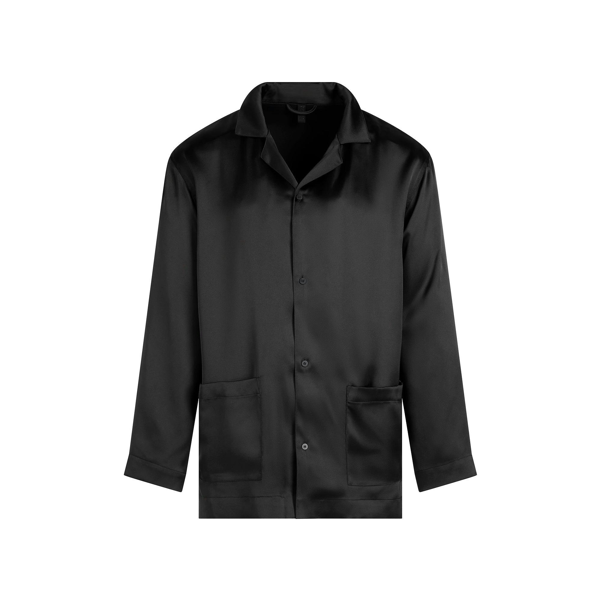 SATEEN SLEEP MENS LONG SLEEP SET | ONYX Product Image