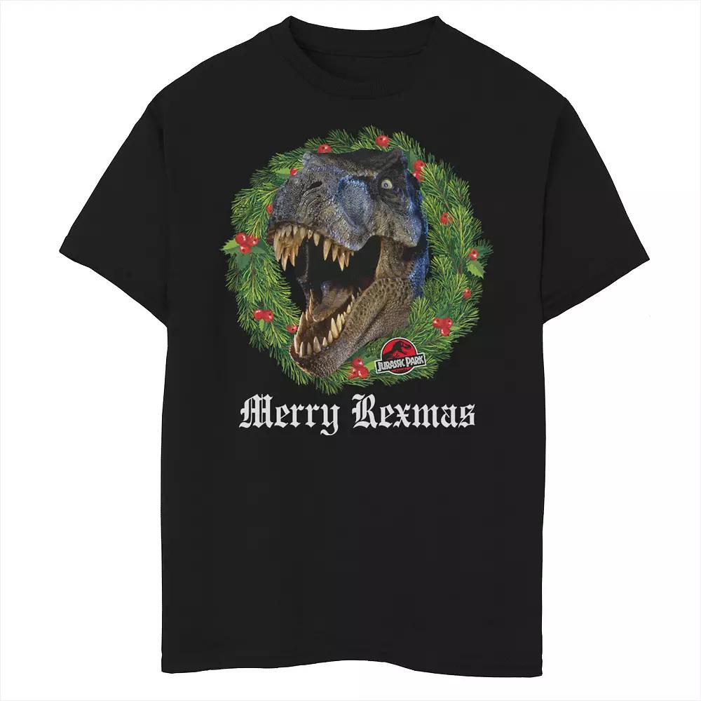 Boys 6-20 Jurassic Park Christmas Merry Rexmas Graphic Tee, Boy's,  Product Image