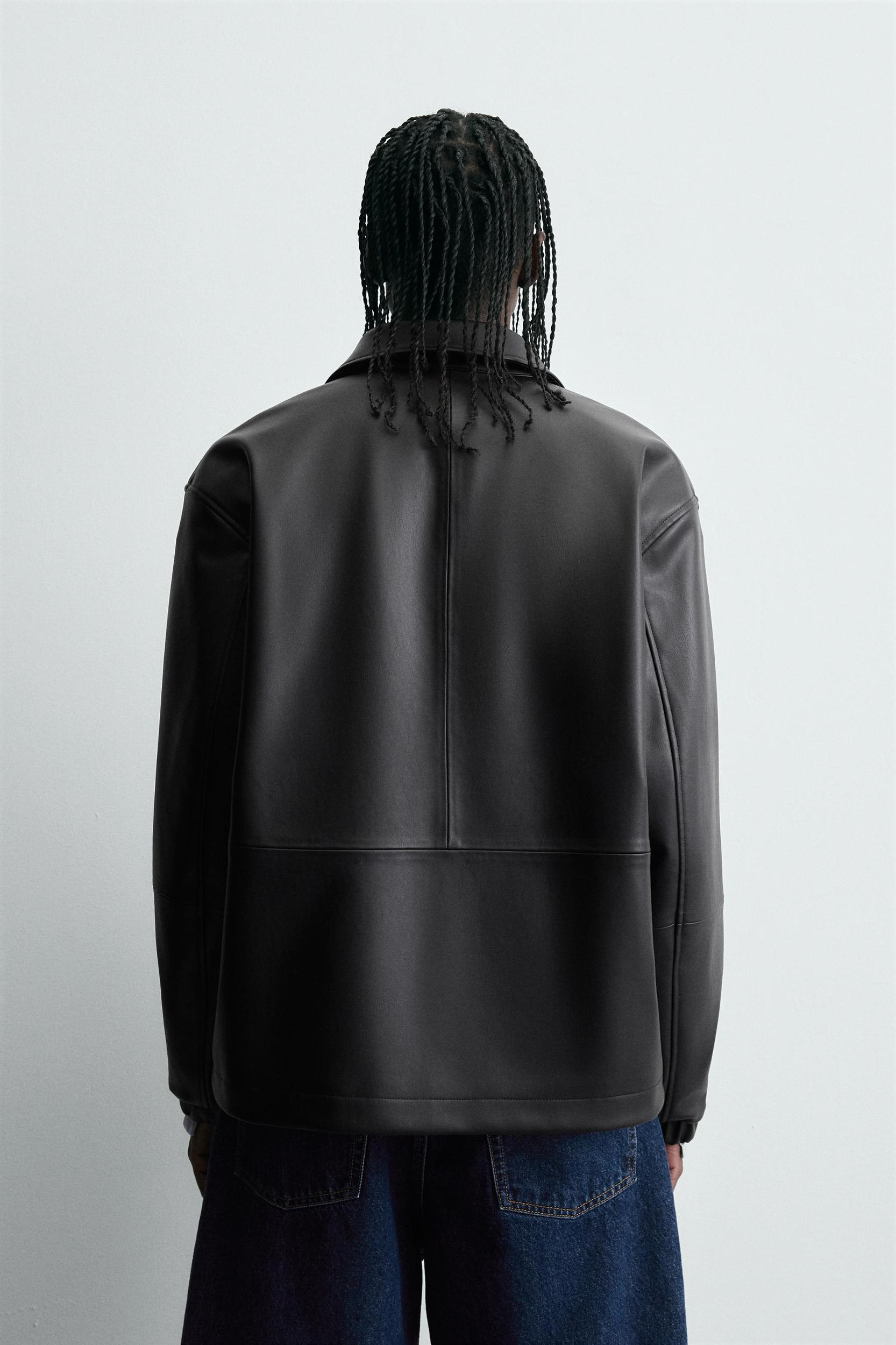 FAUX LEATHER JACKET Product Image