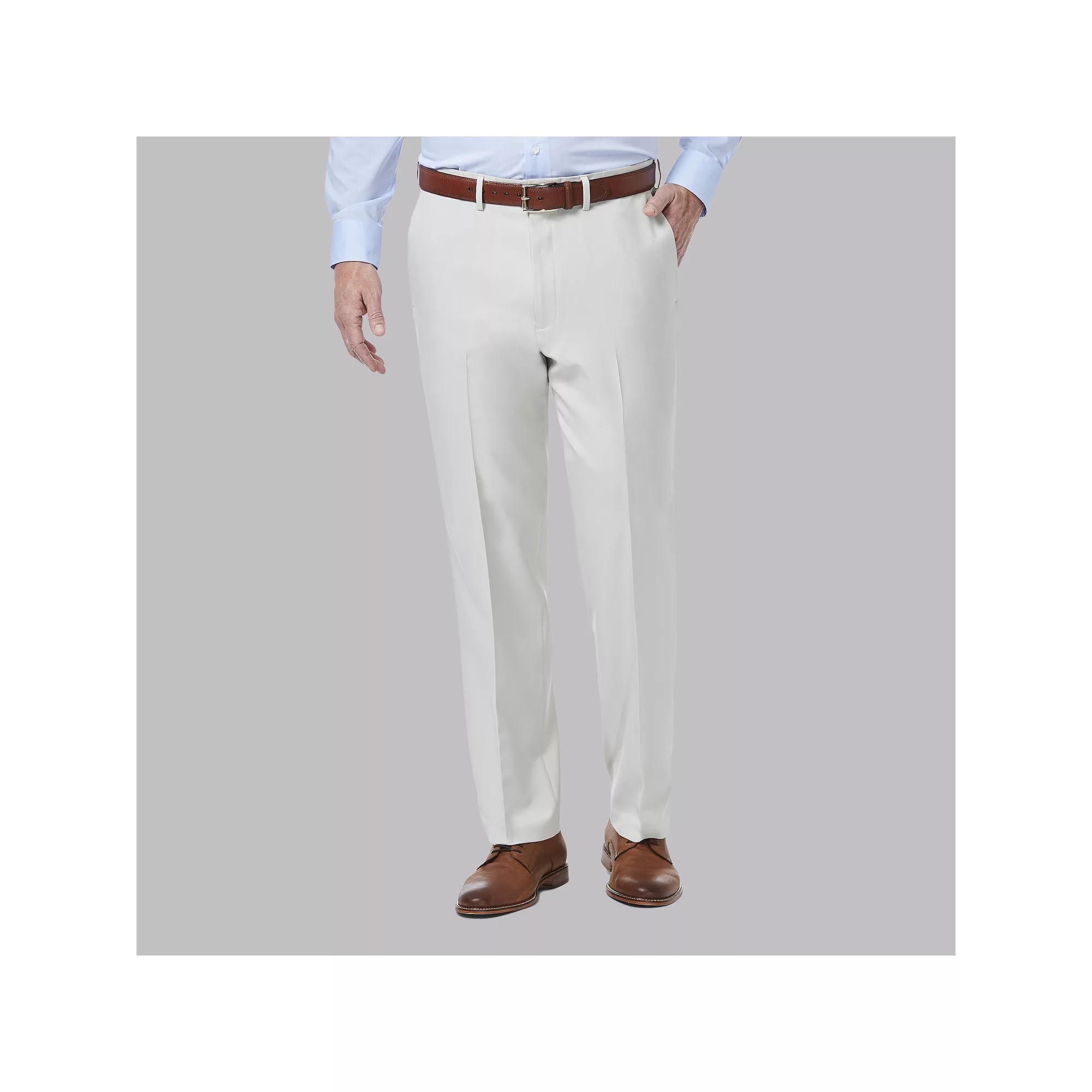 Men’s Haggar® Premium Comfort Expandable-Waist Classic-Fit Stretch Flat-Front Dress Pants, Men's,  Product Image